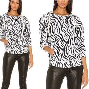 New n:PHILANTHROPY Zebra Sicily Black Whit…